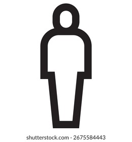 Men Modern Vector Icon – Minimal Illustration Symbol Template for Web Mobile App UI Design