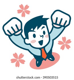 Men, new employee