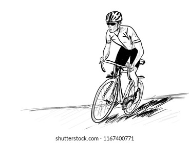 men on the bicycle