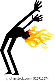 Men on fire