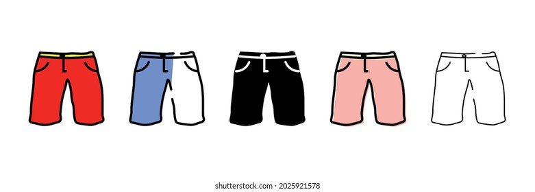 Männchen Hose Vektorsymbol