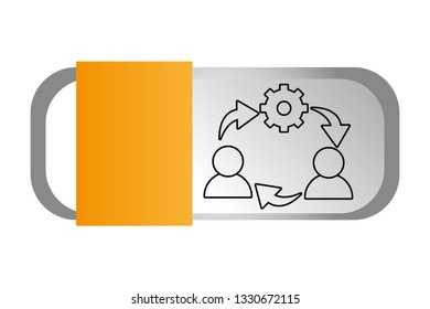 men pictogram cartoon