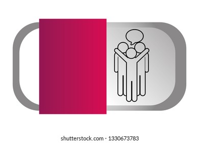 men pictogram cartoon