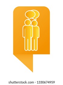 men pictogram cartoon
