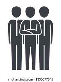men pictogram cartoon
