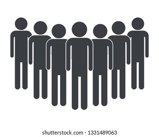 men pictogram cartoon