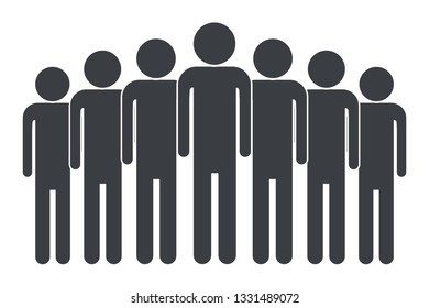 men pictogram cartoon