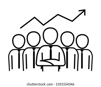 men pictogram cartoon