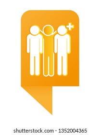 men pictogram cartoon