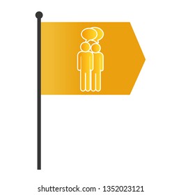 men pictogram cartoon