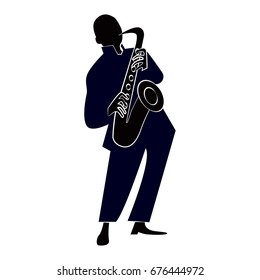 men playing saxophone