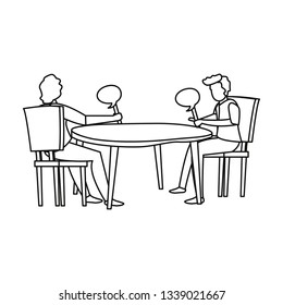 men playing trivia