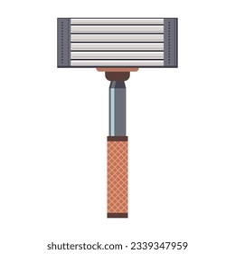 Men razor vector cartoon illustration isolated on a white background.