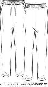 Homens Regular Fit Plain Calça Modelo
