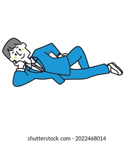 Hombres con traje de descanso