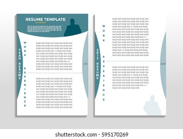 Men resume template