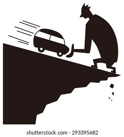 Men saves the car crisis