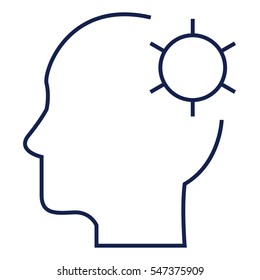 Men Setting Flat minimal icon vector