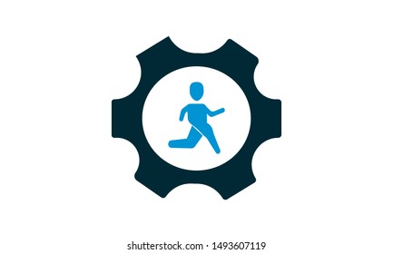 men settings icon. Vector Eps 10