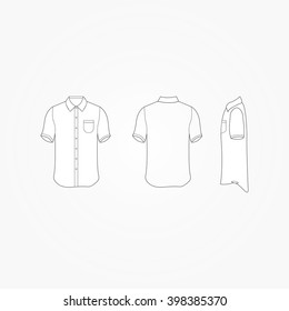 men shirt short sleeves