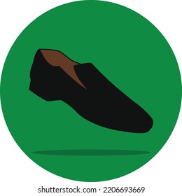 men shoe design flat modern vector isolated illustration