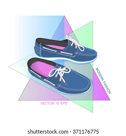 Men shoe icon sign. Men footwear. Vector illustration.