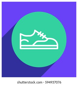 men shoe vector icon illustration