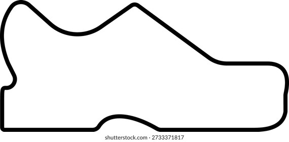 Men shoes icon including boots sneakers loafers formal footwear silhouettes in line style, male fashion shoe outline illustration for branding design