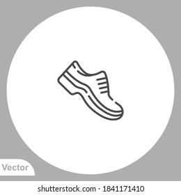 Men shoes icon sign vector,Symbol, logo illustration for web and mobile
