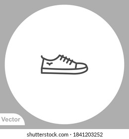 Men shoes icon sign vector,Symbol, logo illustration for web and mobile