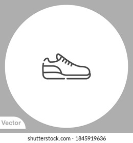 Men shoes icon sign vector,Symbol, logo illustration for web and mobile