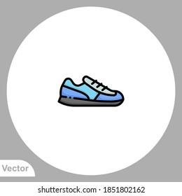 Men shoes icon sign vector,Symbol, logo illustration for web and mobile