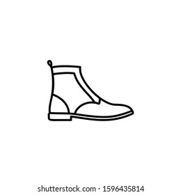 Men Shoes Icon Vector Design Template 003