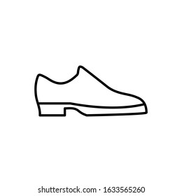 Men Shoes icon vector illustration.