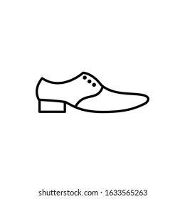Men Shoes icon vector illustration.