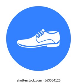 Men Shoes icon of vector illustration for web and mobile