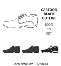 Men Shoes icon of vector illustration for web and mobile