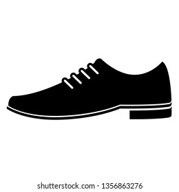 Men Shoes icon vector illustrator design isolated on white background.