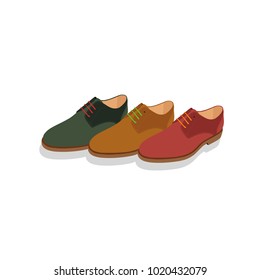 men shoes vector