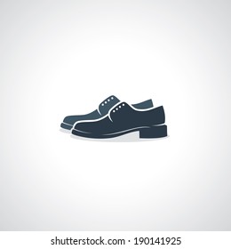 Men shoes - vector illustration