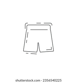 Men shorts line icon. shorts thin line icon