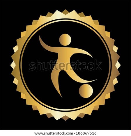 Men sign over black background, vector illustration