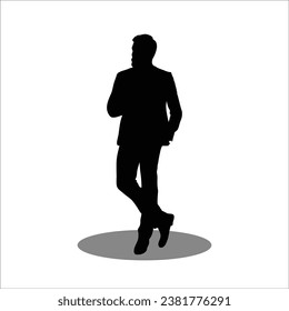 Men silhouette stock vector illustration
