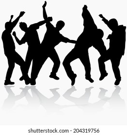 Men silhouettes