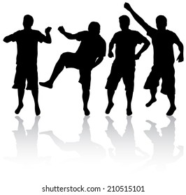 Men silhouettes