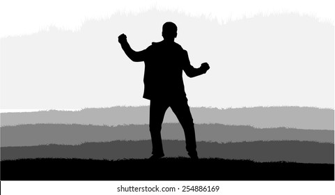Men silhouettes