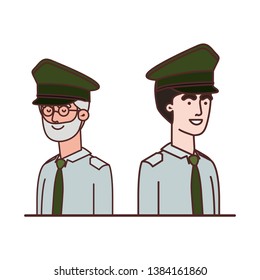 men soldiers of war avatar character