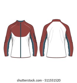 Men Sport Jacket Vector Template