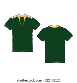 Men Sport Open Neck Tee