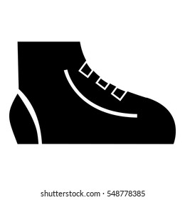 Men sport sneakers icon. Simple illustration of men sport sneakers vector icon for web